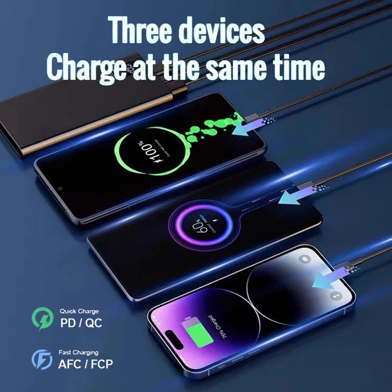 Portable Charger Fast Charging – Multi-port iPhone & Samsung