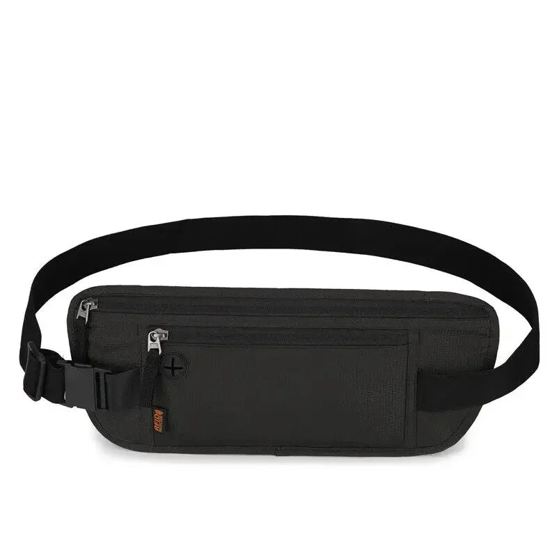 Ceinture Banane Anti-RFID – Porte-monnaie & Passeport Caché pour Voyage