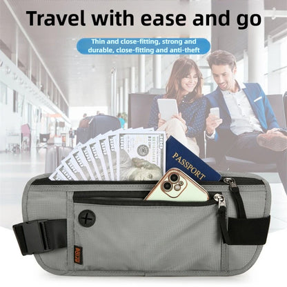 Ceinture Banane Anti-RFID – Porte-monnaie & Passeport Caché pour Voyage