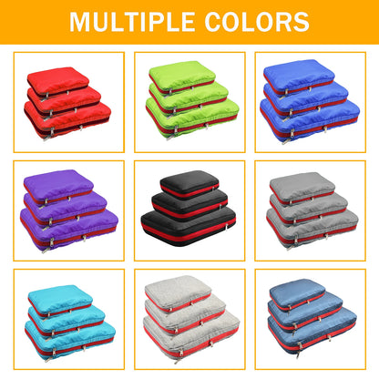 Cubes de rangement valise imperméables – Double compartiment propre/sale