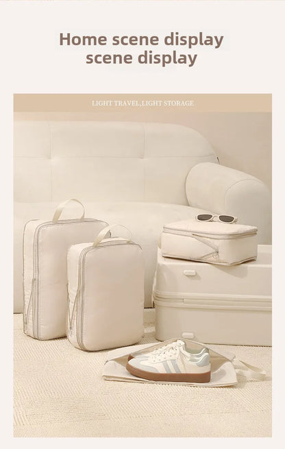 Set 4 cubes de rangement valise – Impérméable, léger & compressible