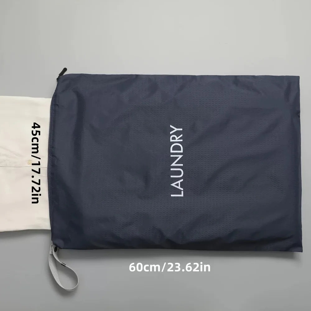 New Waterproof Travel Clothes Storage Bag Solid Color Moisture Proof Clothes Bag High-End Sensation Laundry Storage Bag Travel