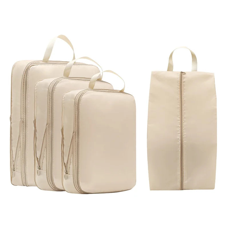 Set 4 cubes de rangement valise – Impérméable, léger & compressible