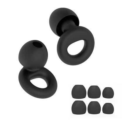 Bouchons d’oreilles silicone voyage – Réduction bruit, sommeil en avion