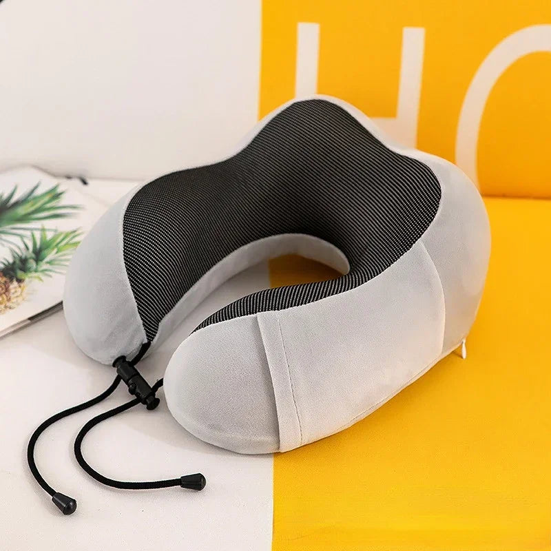 Oreiller cervical en mousse à mémoire de forme – Voyage avion & sommeil