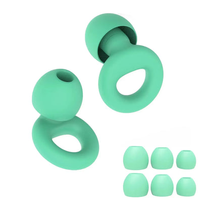Bouchons d’oreilles silicone voyage – Réduction bruit, sommeil en avion