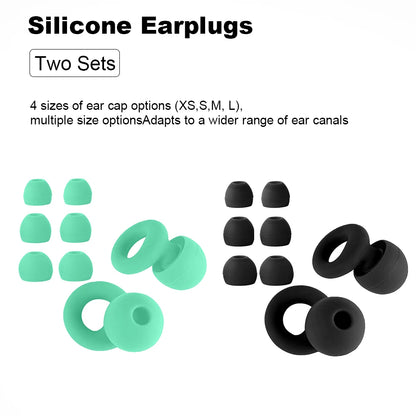 Bouchons d’oreilles silicone voyage – Réduction bruit, sommeil en avion
