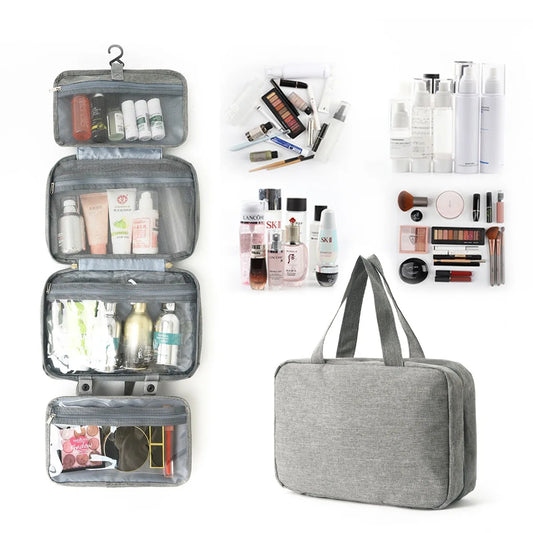 Trousse de Cosmétiques Voyage – Suspendue, Imperméable & Multi-compartiments