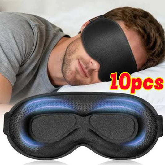 Masque de Sommeil 3D – Ultra-doux, Respirant & Zéro Pression