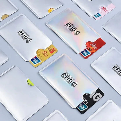 Protège-Cartes Anti-RFID – Set de 5 ou 10 pochettes de protection