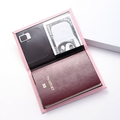 Pochette Passeport en Cuir Anti-RFID – Porte-cartes & Portefeuille Voyage