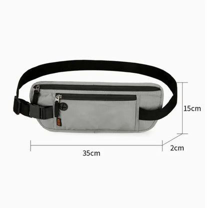 Ceinture Banane Anti-RFID – Porte-monnaie & Passeport Caché pour Voyage