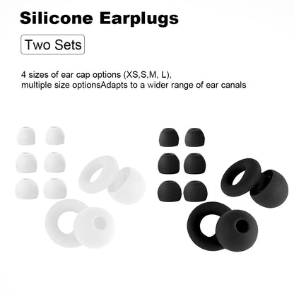Bouchons d’oreilles silicone voyage – Réduction bruit, sommeil en avion