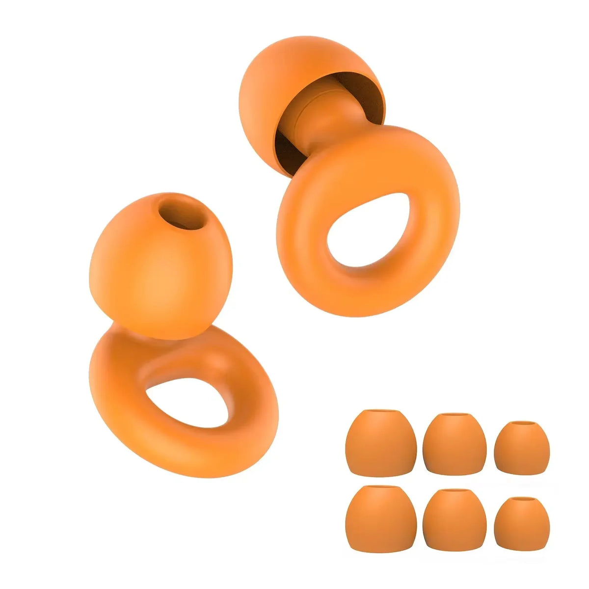 Bouchons d’oreilles silicone voyage – Réduction bruit, sommeil en avion