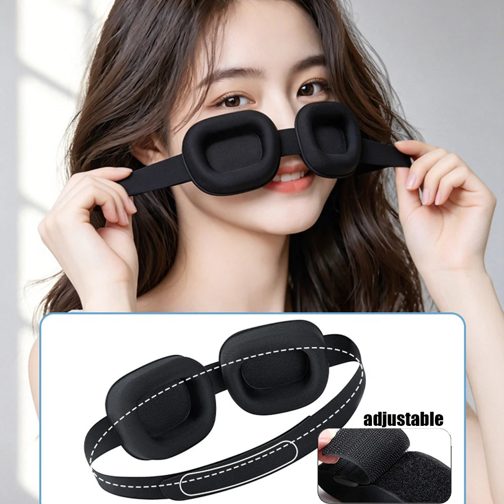 3D Eye Contour Sleep Mask – Blackout, Adjustable & Travel