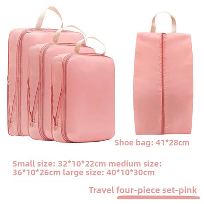 Set 4 cubes de rangement valise – Impérméable, léger & compressible