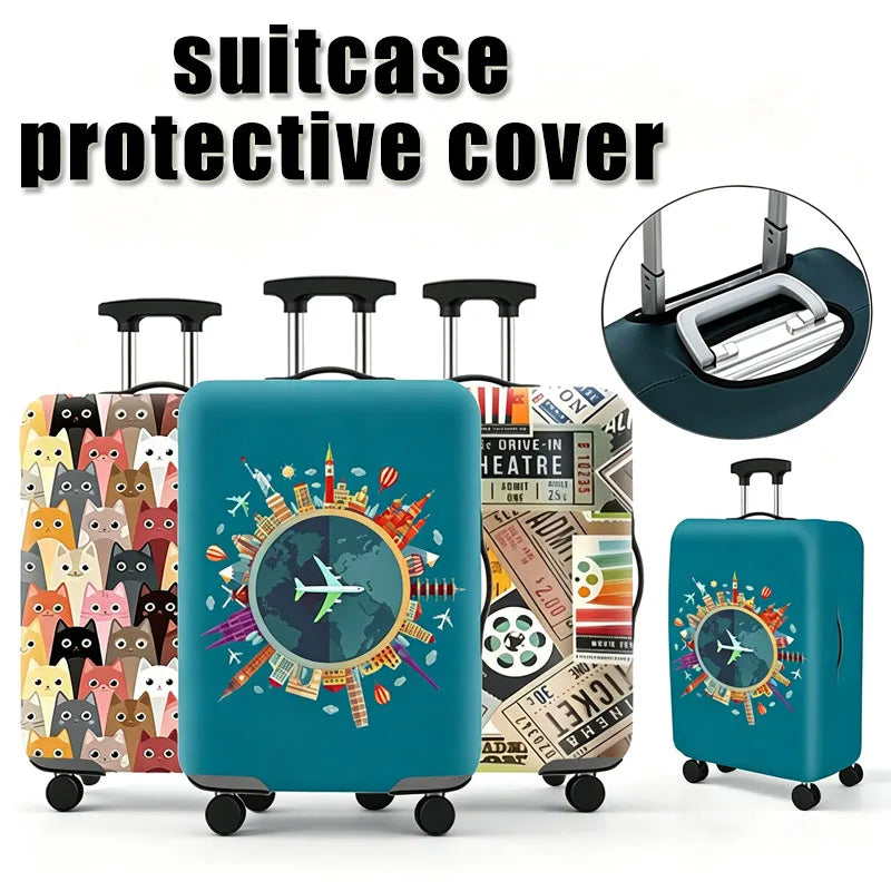 Housse de protection impérméable pour valise de voyage – Anti-égrafignures & fun