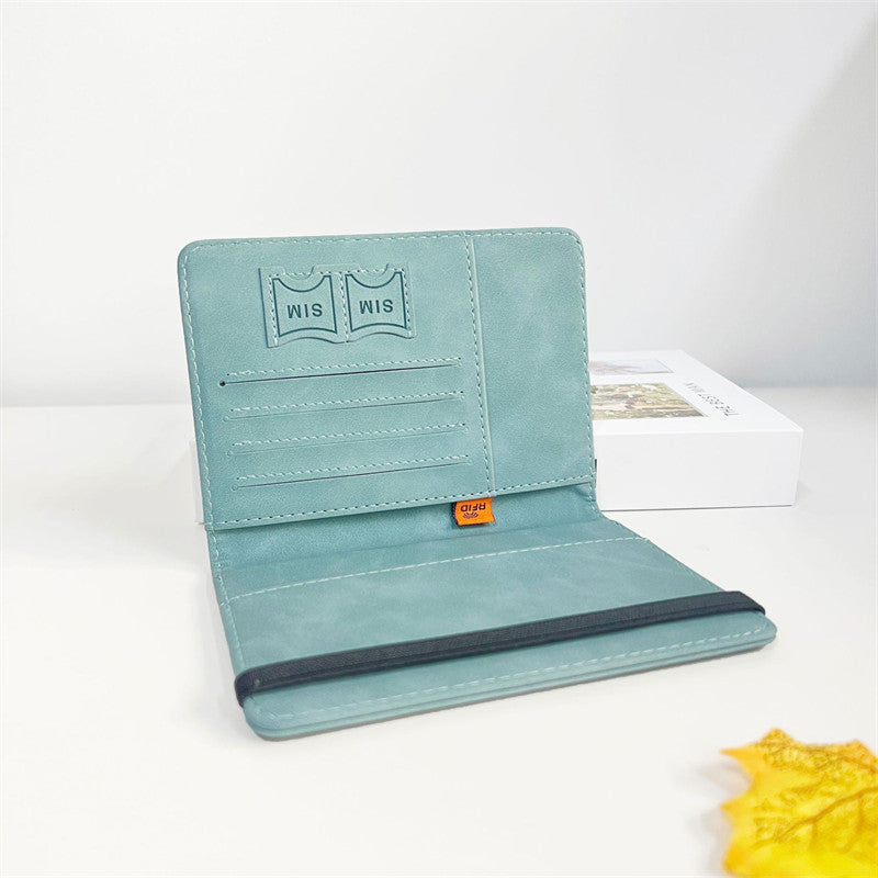 Pochette Passeport en Cuir Anti-RFID – Porte-cartes & Portefeuille Voyage
