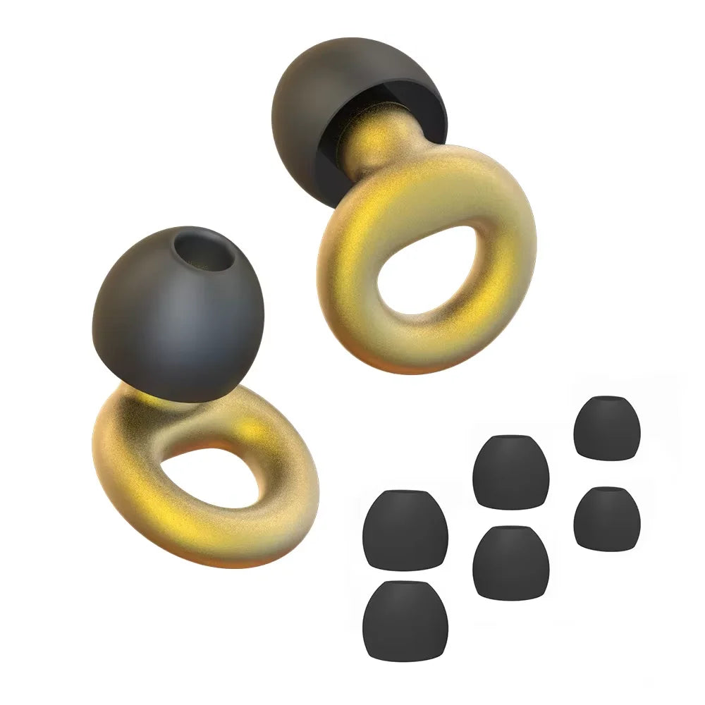 Bouchons d’oreilles silicone voyage – Réduction bruit, sommeil en avion