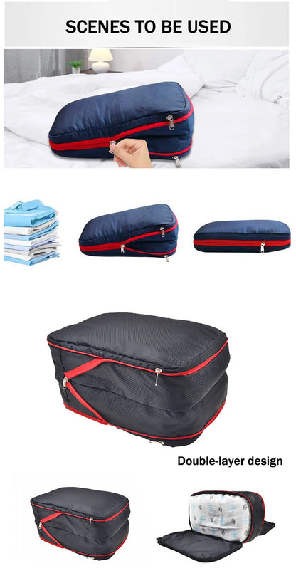Cubes de rangement valise imperméables – Double compartiment propre/sale