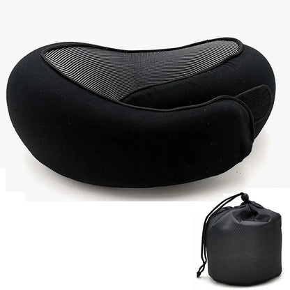 Oreiller voyage mémoire de forme – Support cervical ajustable