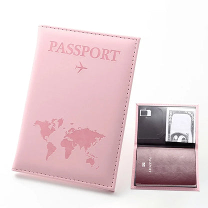 Pochette Passeport en Cuir Anti-RFID – Porte-cartes & Portefeuille Voyage