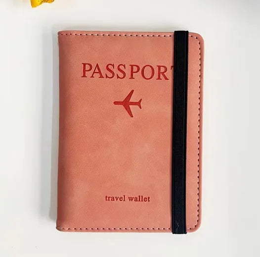 Pochette Passeport en Cuir Anti-RFID – Porte-cartes & Portefeuille Voyage