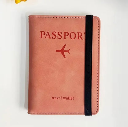 Pochette Passeport en Cuir Anti-RFID – Porte-cartes & Portefeuille Voyage