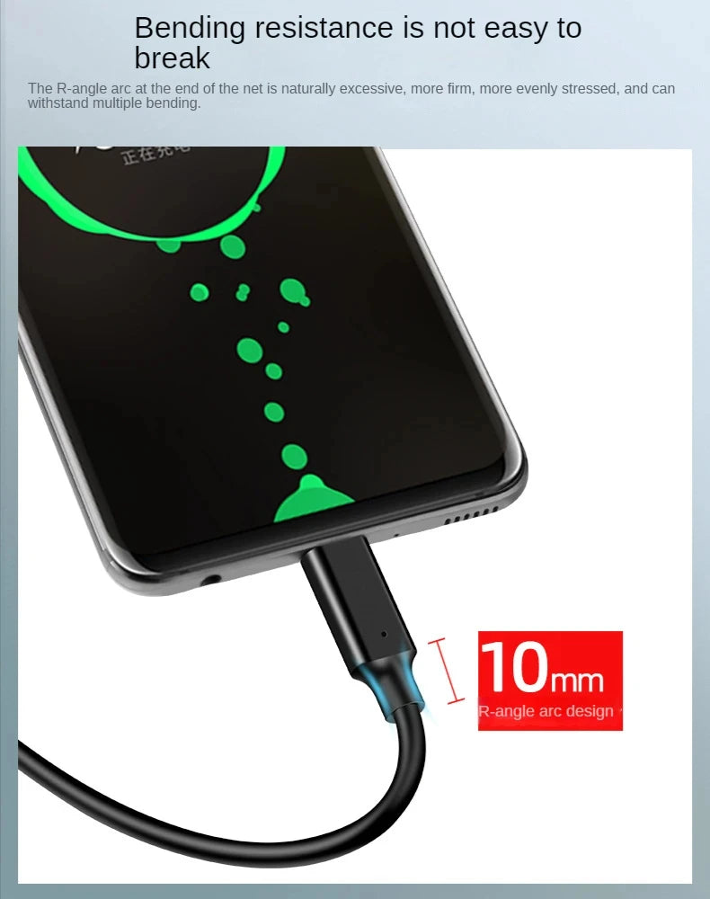 USB-C Fast Charging Cable 60W Travel – 10Gbps Transfer, 1m & 2m