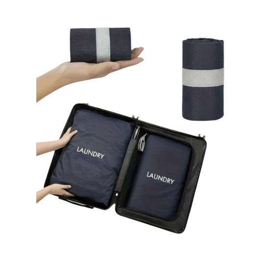 New Waterproof Travel Clothes Storage Bag Solid Color Moisture Proof Clothes Bag High-End Sensation Laundry Storage Bag Travel