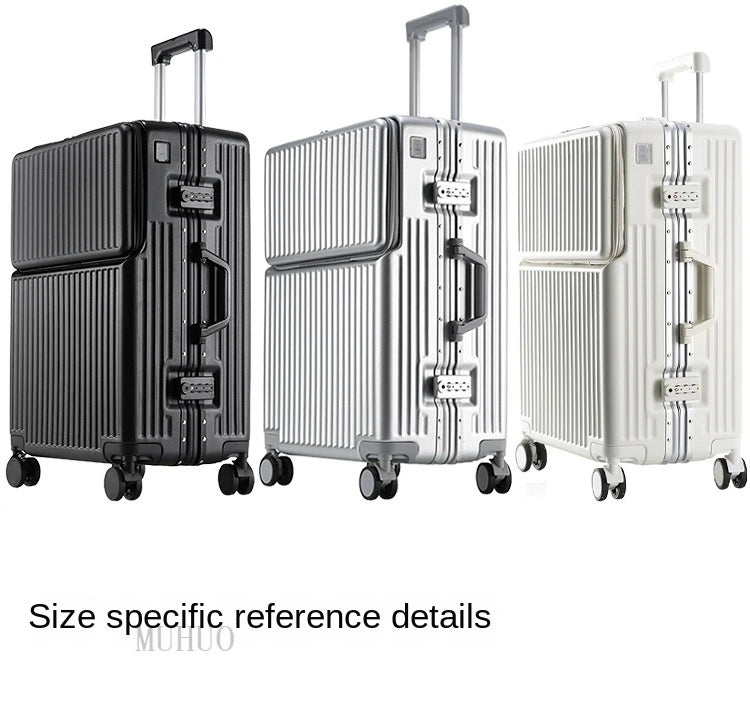 Aluminum Cabin Suitcase with USB Port – Modern Design & 360° Wheels