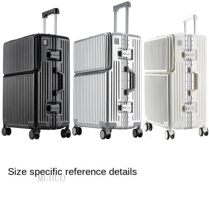 Aluminum Cabin Suitcase with USB Port – Modern Design & 360° Wheels