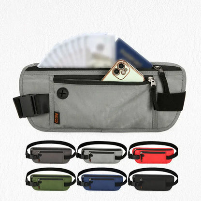 Ceinture Banane Anti-RFID – Porte-monnaie & Passeport Caché pour Voyage
