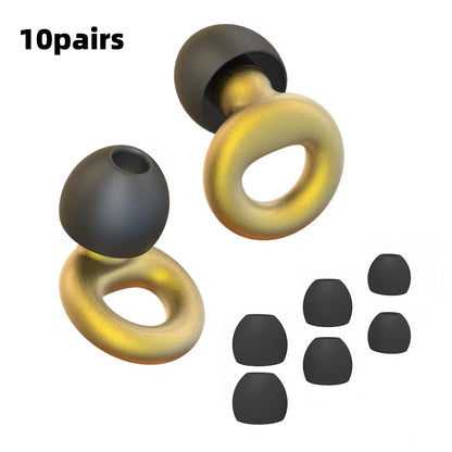 Bouchons d’oreilles silicone voyage – Réduction bruit, sommeil en avion