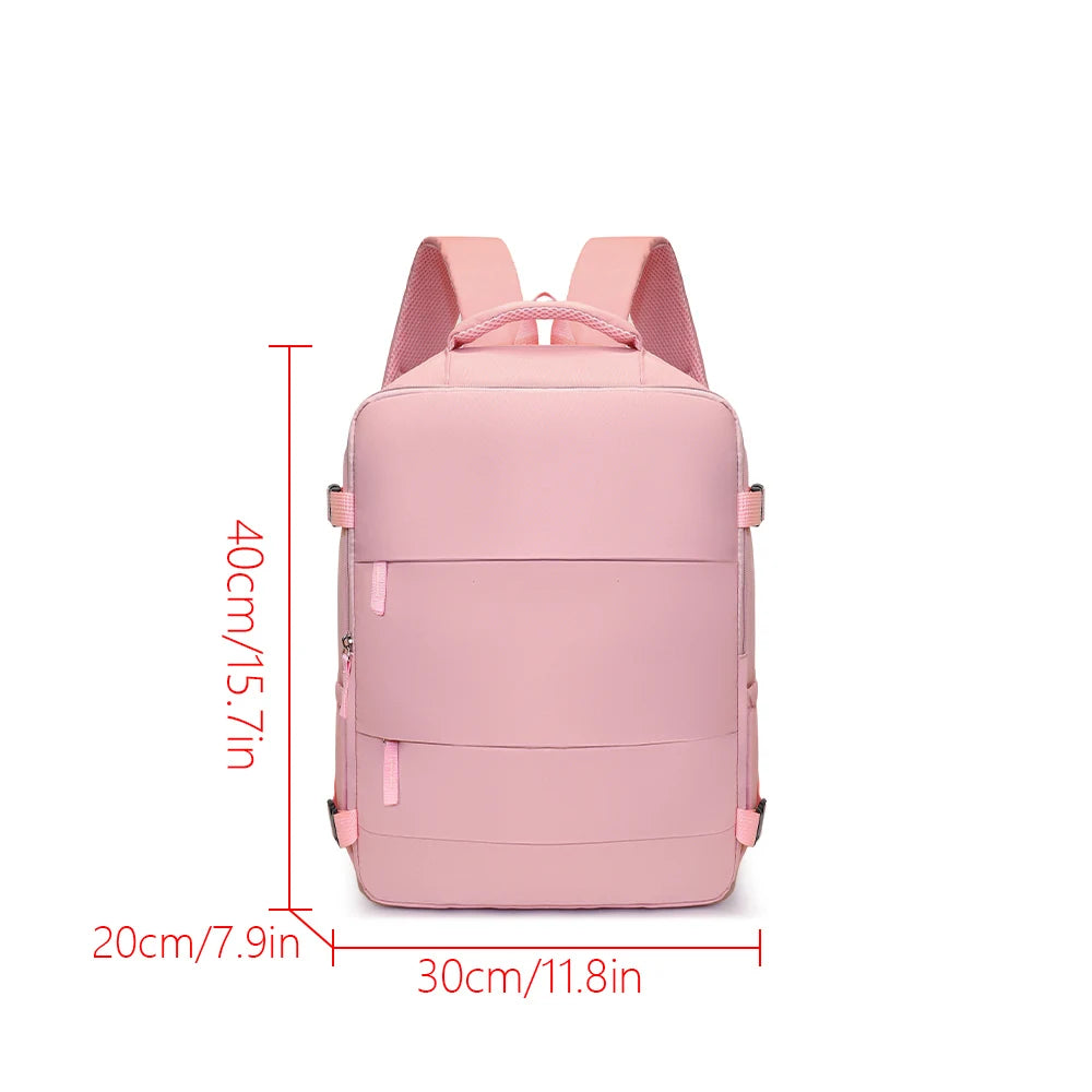 Cabin approved airplane backpack - Lightweight, integrated laptop compartment