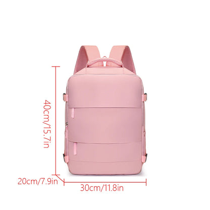 Cabin approved airplane backpack - Lightweight, integrated laptop compartment