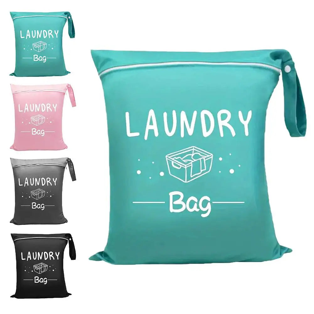 Large Travel Laundry Bag  Waterproof Portable Dirty Clothes Storage Bag  for Gym Clothes Swimming Yoga  Clothes Organizer Bag