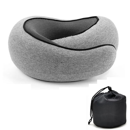 Oreiller voyage mémoire de forme – Support cervical ajustable