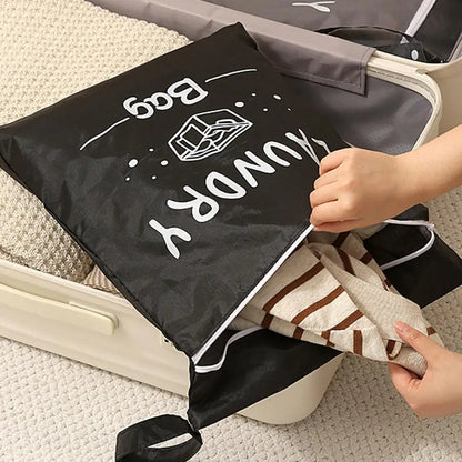 Large Travel Laundry Bag  Waterproof Portable Dirty Clothes Storage Bag  for Gym Clothes Swimming Yoga  Clothes Organizer Bag
