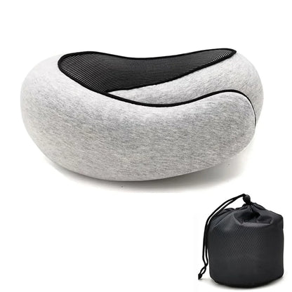 Oreiller voyage mémoire de forme – Support cervical ajustable