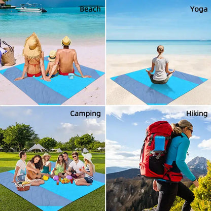 Couverture de Plage Imperméable & Anti-sable – Légère & Compacte