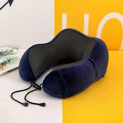 Oreiller cervical en mousse à mémoire de forme – Voyage avion & sommeil