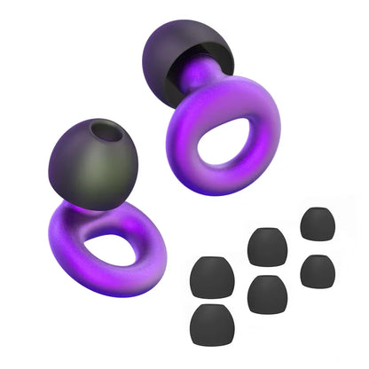 Bouchons d’oreilles silicone voyage – Réduction bruit, sommeil en avion